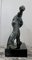 Sculpture The Boules Player, Bronze avec Patine Verte, Début XXème Siècle 17