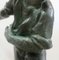 Escultura The Boules Player, escultura de bronce con pátina verde, principios del siglo XX, Imagen 26