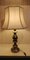 Lámpara de mesa de latón, años 70, Imagen 3