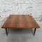 Vintage Rosewood Coffee Table with Opening on One Corner, 1960s 7