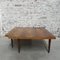 Vintage Rosewood Coffee Table with Opening on One Corner, 1960s 10