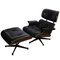 Eames Lounge Chair & Ottoman from Hille & Vitra, 1960s, Set of 2, Image 5