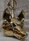 Victorian Brass Fox Head and Whip Doorstop 8