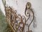 Testiera Mid-Century dorata in ferro battuto, anni '50, Immagine 13