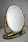 Mid-Century Italian Brass Vanity Mirror from Brusotti 1