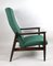 Fauteuil Haut Vert Vintage par Edmund Homa, 1970s 4