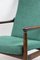 Vintage Green High Armchair by Edmund Homa, 1970s 6