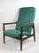Vintage Green High Armchair by Edmund Homa, 1970s, Image 9