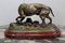Bronze eines Braque Hundes aus 19. Jahrhundert von Pj Mêne 24