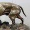 Bronze eines Braque Hundes aus 19. Jahrhundert von Pj Mêne 28