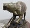 Bronze eines Braque Hundes aus 19. Jahrhundert von Pj Mêne 16