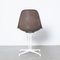 Brauner DSL La Fonda Stuhl von Charles & Ray Eames 4