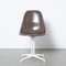 Brauner DSL La Fonda Stuhl von Charles & Ray Eames 2