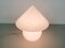 White Opaline Glass Table Light from Peil & Putzler, Germany, 1970s 4