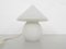Lampada da tavolo in vetro opalino bianco di Peil & Putzler, Germania, anni '70, Immagine 1