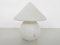 White Opaline Glass Table Light from Peil & Putzler, Germany, 1970s 5