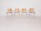 Stacking Chairs by Kho Liang Ie for Car Katwijk, the Netherlands, 1950s, Set of 4 2