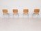 Stacking Chairs by Kho Liang Ie for Car Katwijk, the Netherlands, 1950s, Set of 4 5