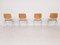 Stacking Chairs by Kho Liang Ie for Car Katwijk, the Netherlands, 1950s, Set of 4, Image 5