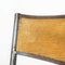 Hochlabor Stapelbare Esszimmerstühle oder Barhocker von Mullca, 1950er, 8er Set 3