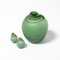 Juego de jarrones verdes de cristal de Murano, Imagen 4