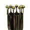 Crown Vase aus Messing von Pierre Forssell für Skultuna, Schweden, 1950er 3