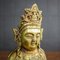 Vintage Chinese Crown Gold Buddha Statue, 1960s 5