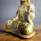 Vintage Chinese Crown Gold Buddha Statue, 1960s 3