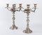 Candélabres en Métal Plaqué Argent, Set de 2 9