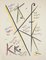 Rafael Alberti - Letter K - Original Lithograph by Rafael Alberti - 1972 1