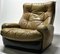 Vintage Leather Lounge Chair from Airborne International, 1970s, Imagen 4