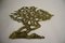 Vintage Brass Bonsai Wall Sculpture, 1960s 7