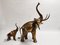 Large Brass Elephant Sculptures, 1970s, Set of 2 8