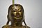 Große geschnitzte Buddha Tischlampe aus Vergoldetem Holz, 1960er 7