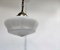 Antique Conical Opaline Pendant Lights, 1930s 11