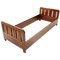 Italienisches Mid-Century Holz Einzelbett, 1960er 1