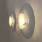 Round Wall or Ceiling Lamps from Egoluce, 1980s, Set of 2 3