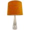 Mid-Century Crystal Glass Table Lamp by Vicke Lindstrand for Kosta, Sweden 1