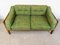 Mid-Century Rosewood and Green Cushions Sofa Monte Carlo, Sweden, 1960s 4