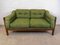 Mid-Century Rosewood and Green Cushions Sofa Monte Carlo, Sweden, 1960s 3