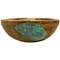 Early 19th Century Swedish Folk Art Unique Patched Wood Farmers Bowl, Image 1