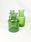 Grüne Mid-Century Vasen von Erik Hoglund, Schweden, 1960er, 6er Set 8