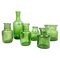 Grüne Mid-Century Vasen von Erik Hoglund, Schweden, 1960er, 6er Set 1