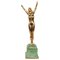 Art Deco Brass Figurine Sun Rose, Image 1