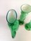 Green Glass from Orrefors, Sweden, Set of 3, Image 6