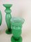 Verre Vert de Orrefors, Suède, Set de 3 4