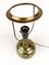 Schwedische Art Deco Tischlampe aus Bronze und Messing 7