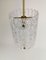 Lampe à Suspension Cylindrique Mid-Century Moderne en Cristal par Carl Fagerlund pour Orrefors, 1960s 8