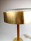 Swedish Mid-Century Table Lamp in Brass, Crystal and Wood from Boréns 5