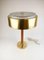 Swedish Mid-Century Table Lamp in Brass, Crystal and Wood from Boréns 3